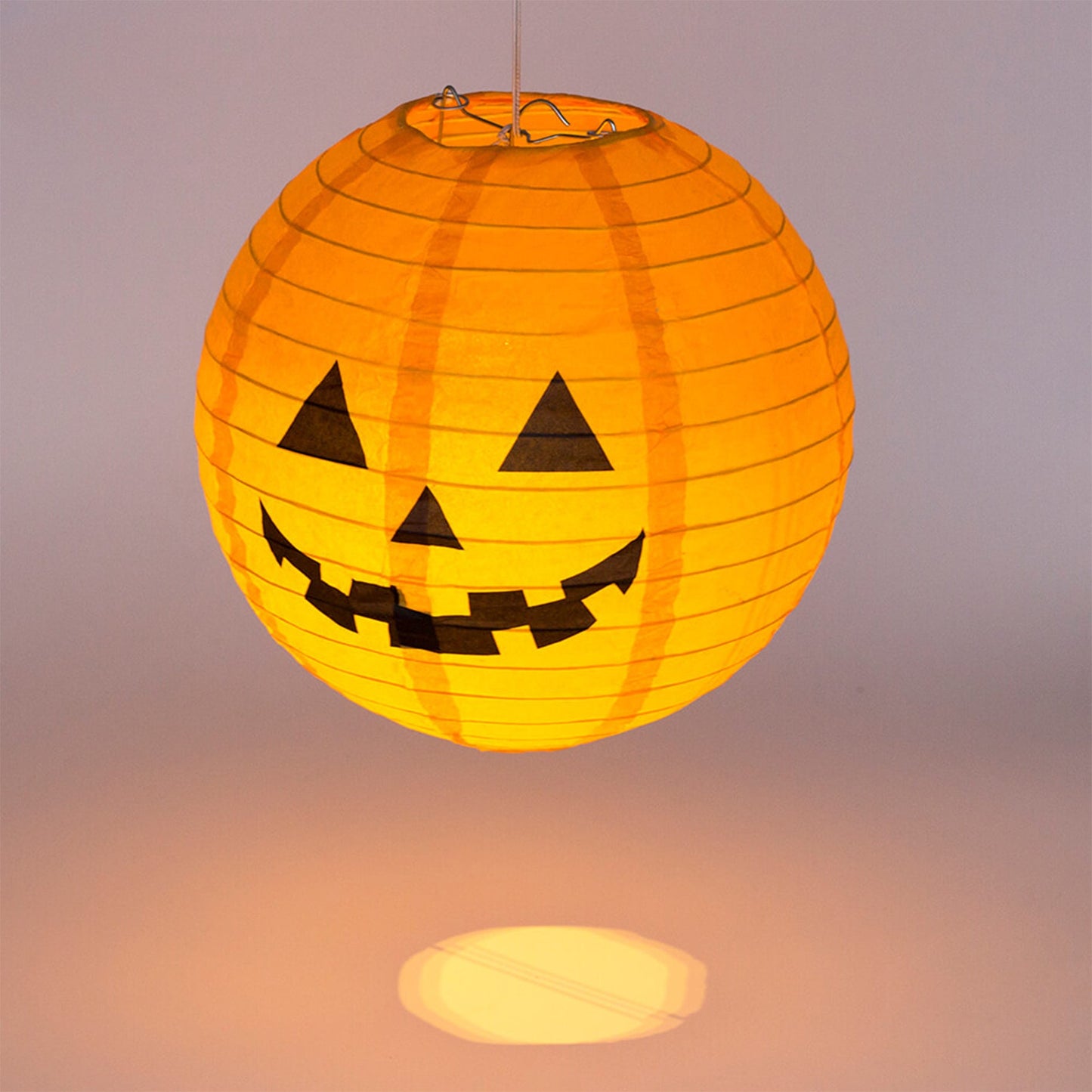 Halloween Smiley Pumpkin Lantern Light Battery Operated 10PC